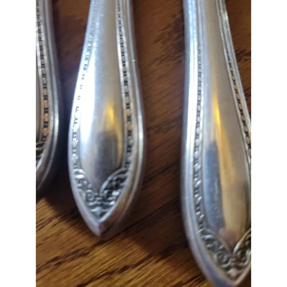 24 PCS Silverplate SHERATON 1910 Community Plate‎ Unpolished Forks Spoons